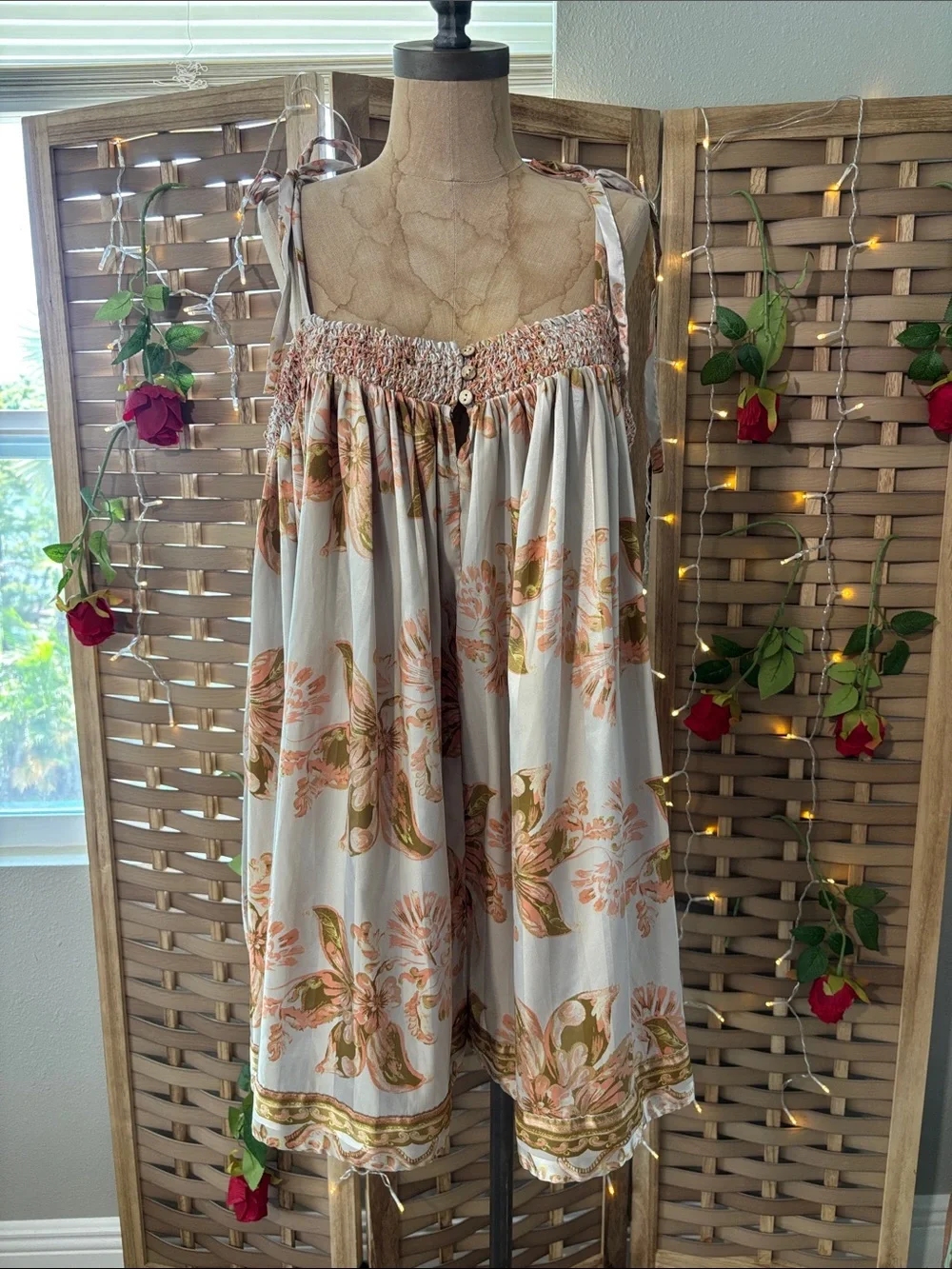 Free people Rule The World Satin Romper